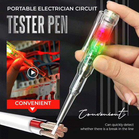 🔥Cele mai bune valori🔥 Electrician portabil Tester de circuite electrice Pen