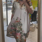 👗 Rochie lejeră cu imprimeu V