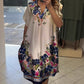 👗 Rochie lejeră cu imprimeu V